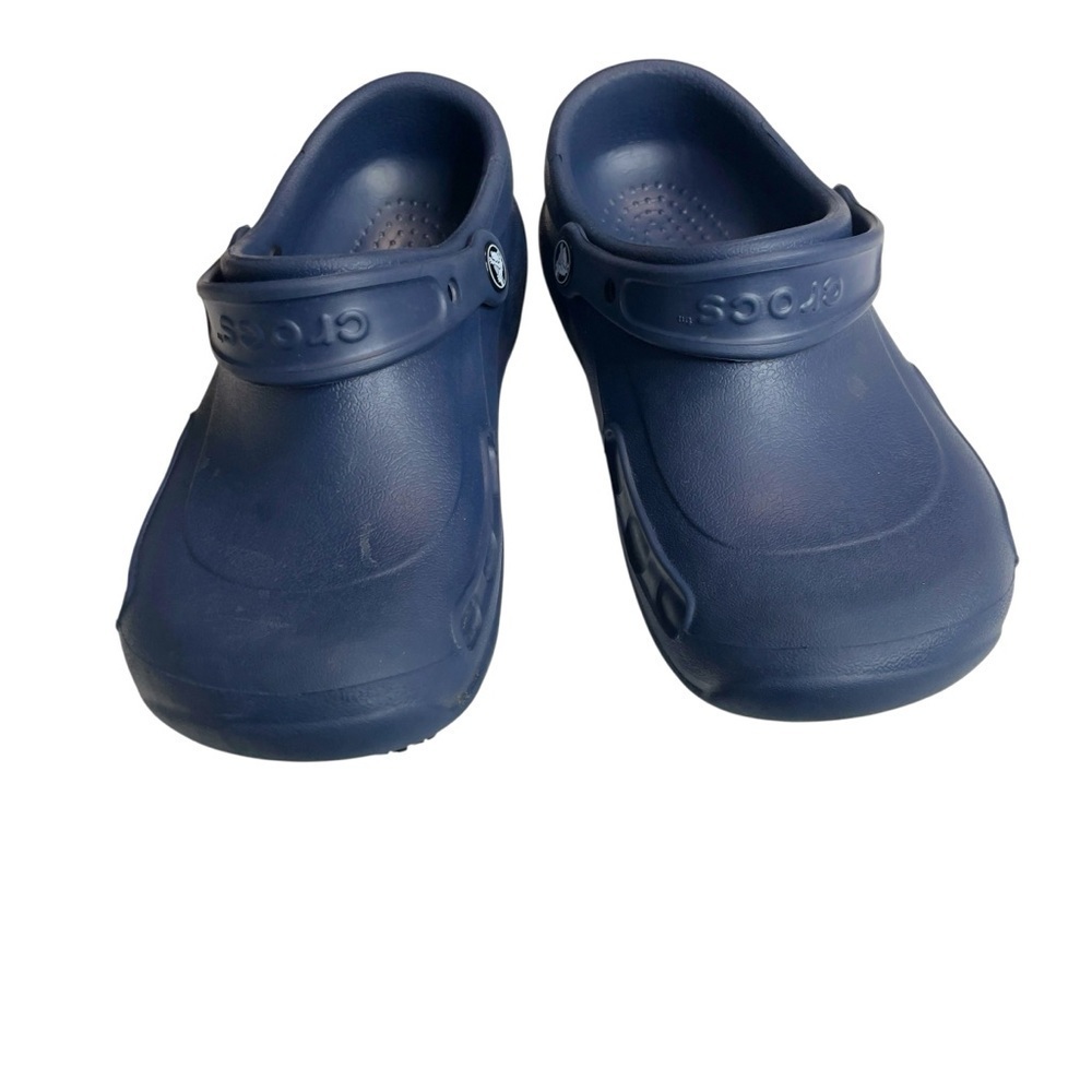 Unisex Crocs Closed Toe Work Clog Blue Mens 7 Womens 9 Slip on - Picture 2 of 9